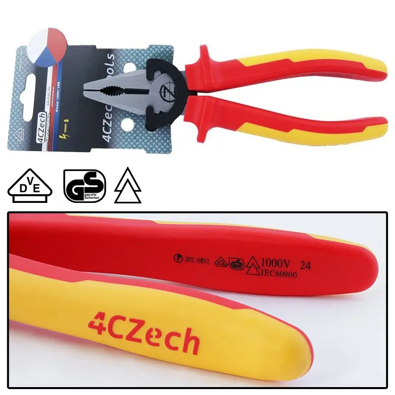 Kleště kombinované VDE 180mm M3,4/H2,2mm DIN ISO 5746 IEC60900